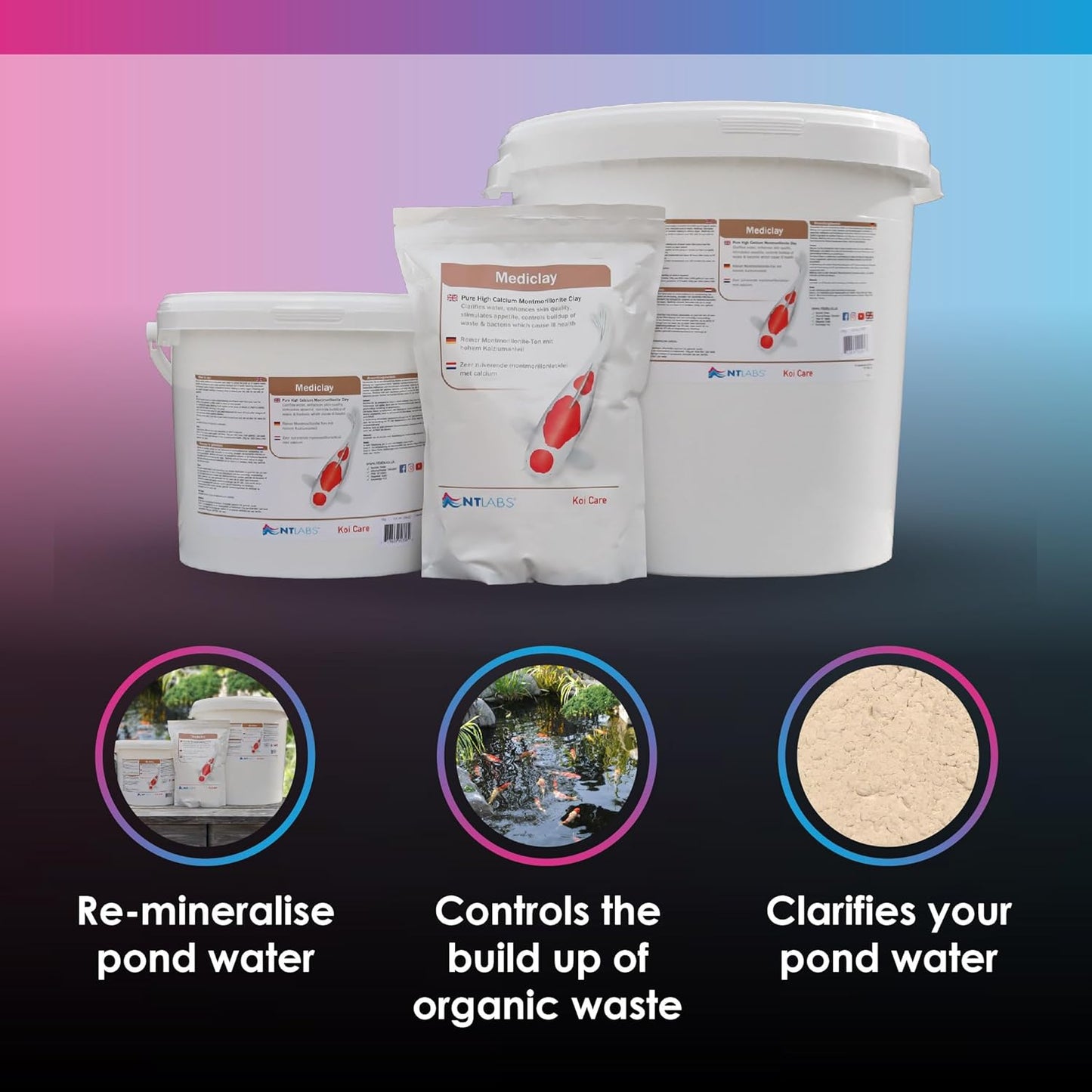 NT Labs Mediclay Pond Additive for Healthy Fish