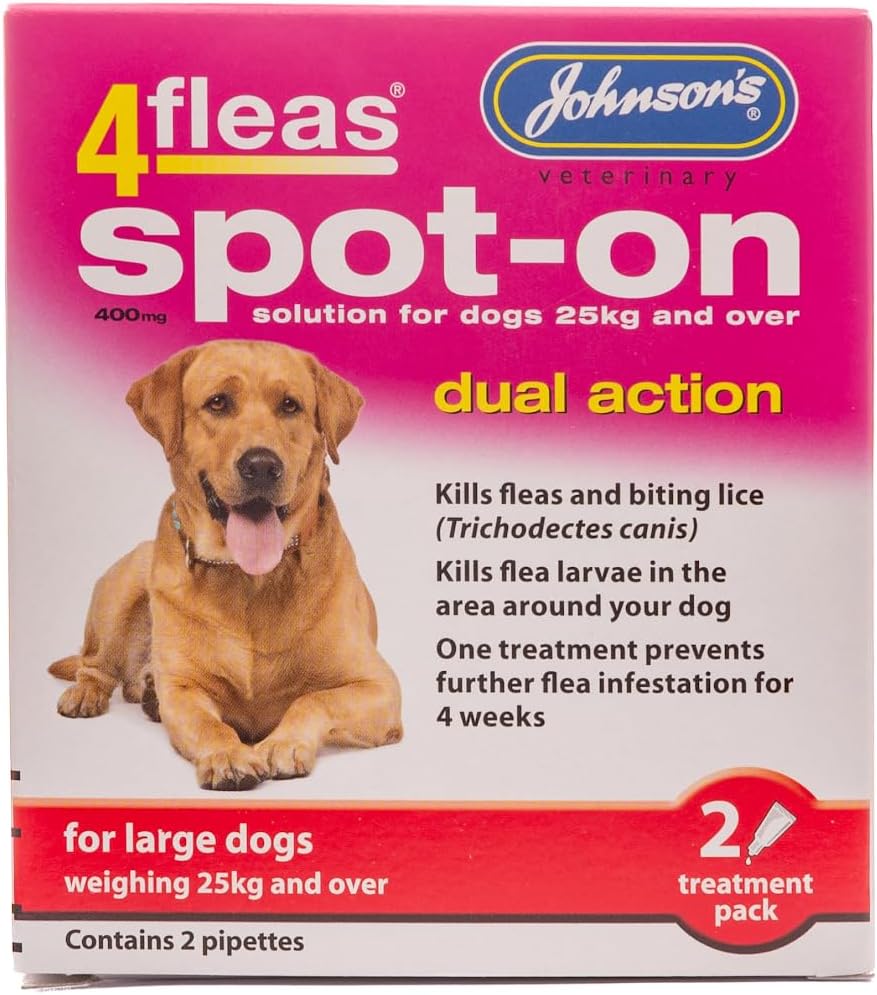 4fleas Spot-On Dual Action Flea Treatment for Dogs