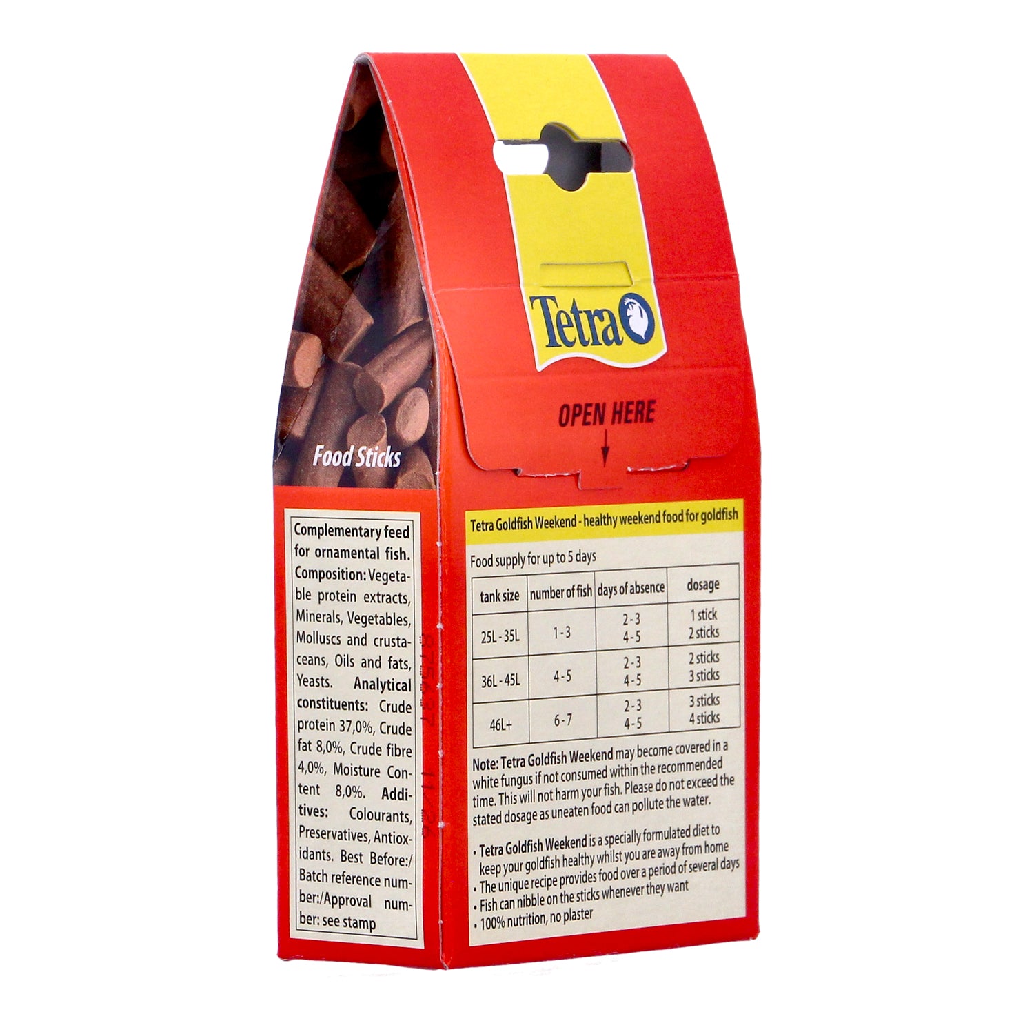 Tetra Weekend Goldfish Fish Food 10 Sticks