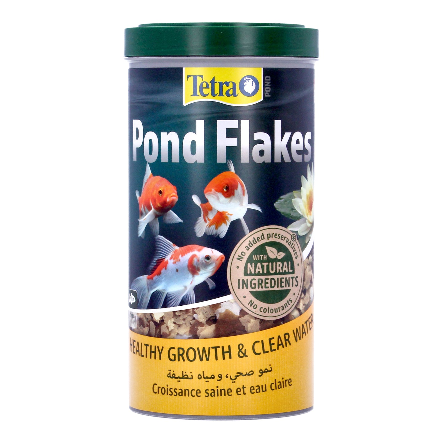Tetra Pond Flake Fish Food 180g - Balanced Diet for Pond Fish