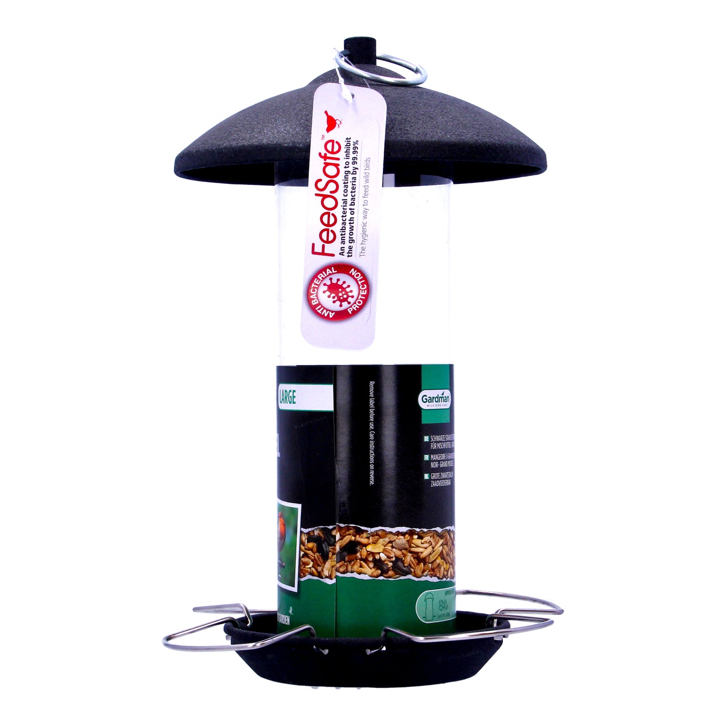Gardman Black Steel Large Seed Feeder