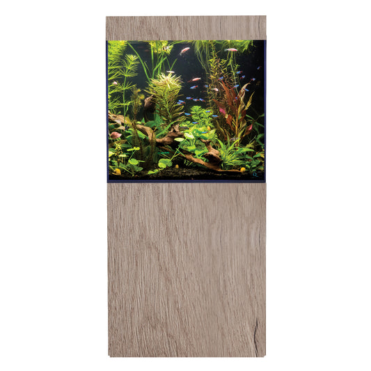 D-D Aqua-Pro Freshwater 600 CUBE Tank & Cabinet (Natural Oak)