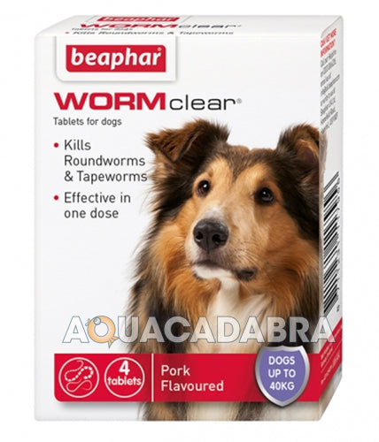 Beaphar Dog WormClear Roundworm & Tapeworm Tablet