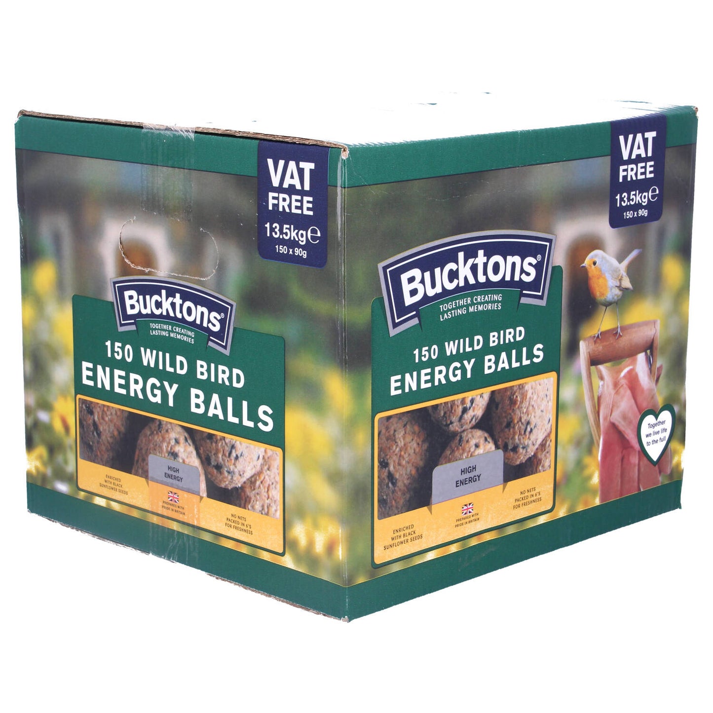 Bucktons 150 Wild Bird Energy Balls 13.5kg