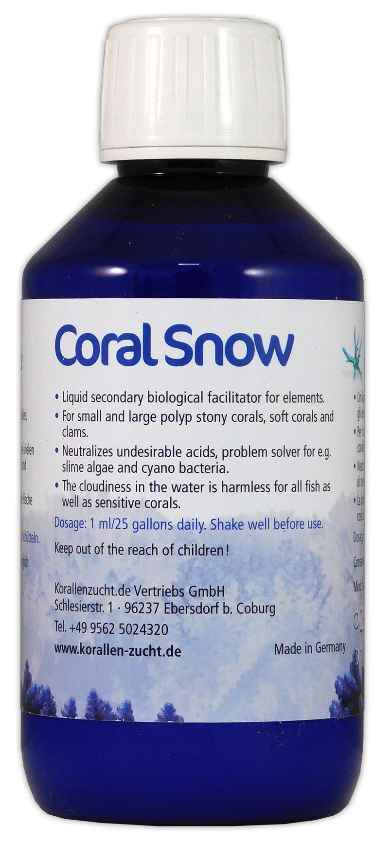 Korallen-Zucht Coral Snow