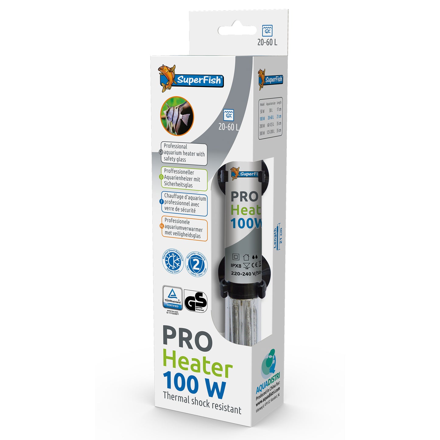 Superfish Pro Heater Tropical Fish Tank