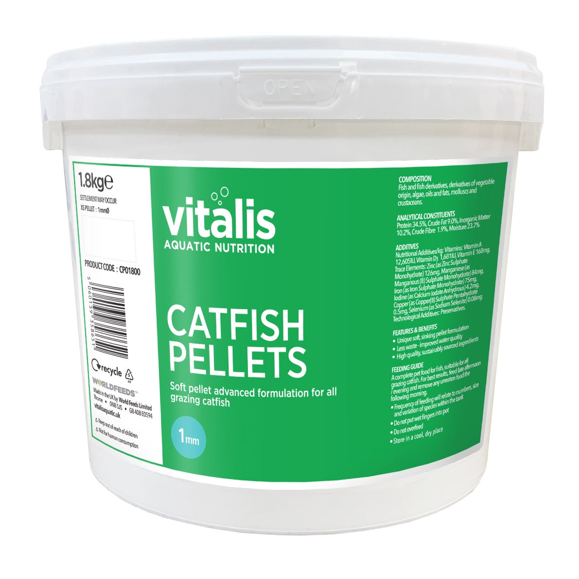 Vitalis Catfish Pellets XS