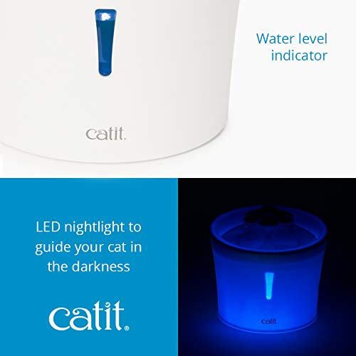 Catit Flower Fountain with LED Nightlight