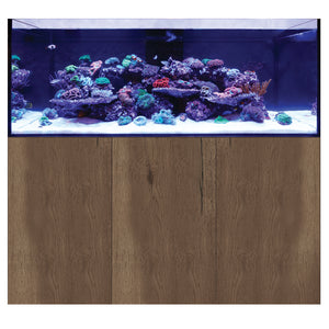 D-D Aqua-Pro Reef 1500 Tank & Cabinet (Tobacco Oak)