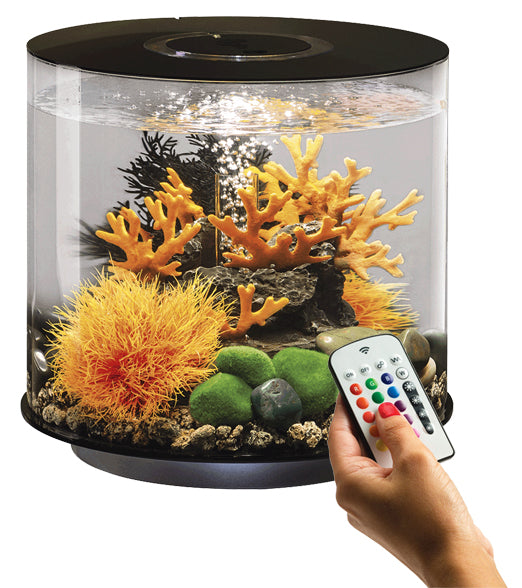 biOrb Tube 15L MCR LED Aquarium | Black/White