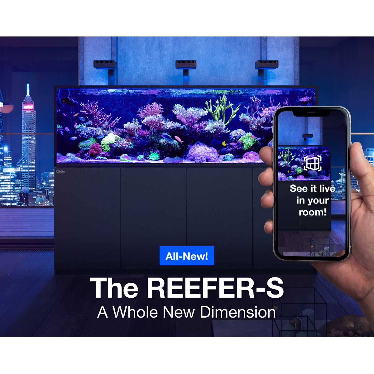 Red Sea Reefer-S 850 G2 Aquarium (Black)