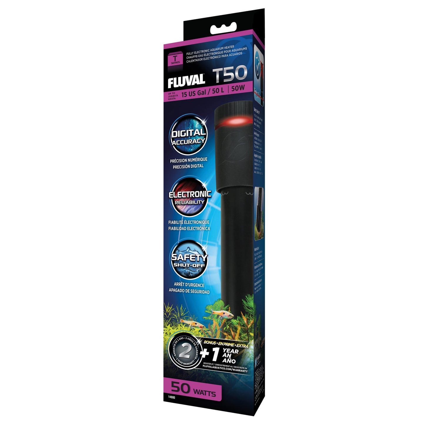 Fluval T-Series Aquarium Heaters