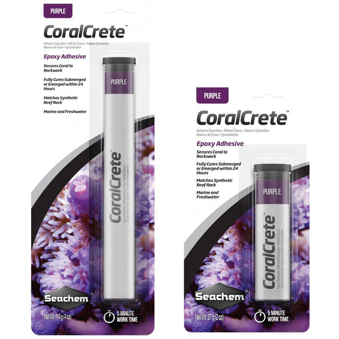 Seachem Coralcrete Purple Epoxy Adhesive 