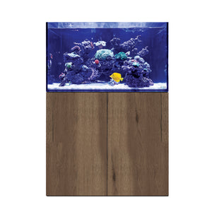 D-D Aqua-Pro Reef 900 Tank & Cabinet (Tobacco Oak)