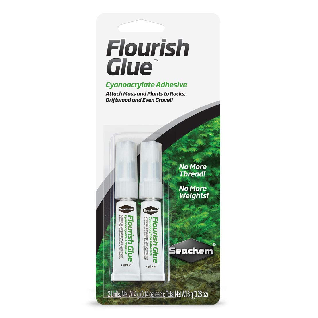 Seachem Flourish Glue Aquascaping Plant 2x 4g