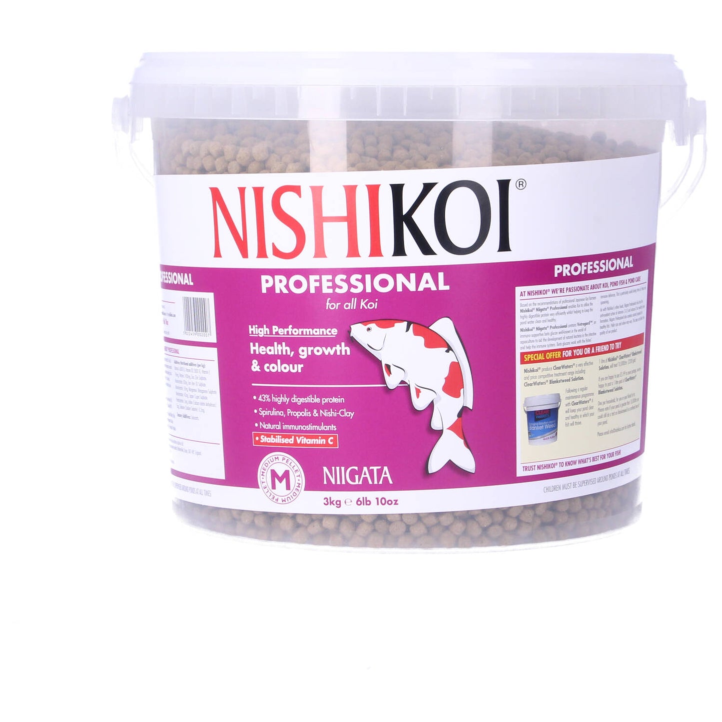 Nishikoi Niigata Medium Pellet 3Kg