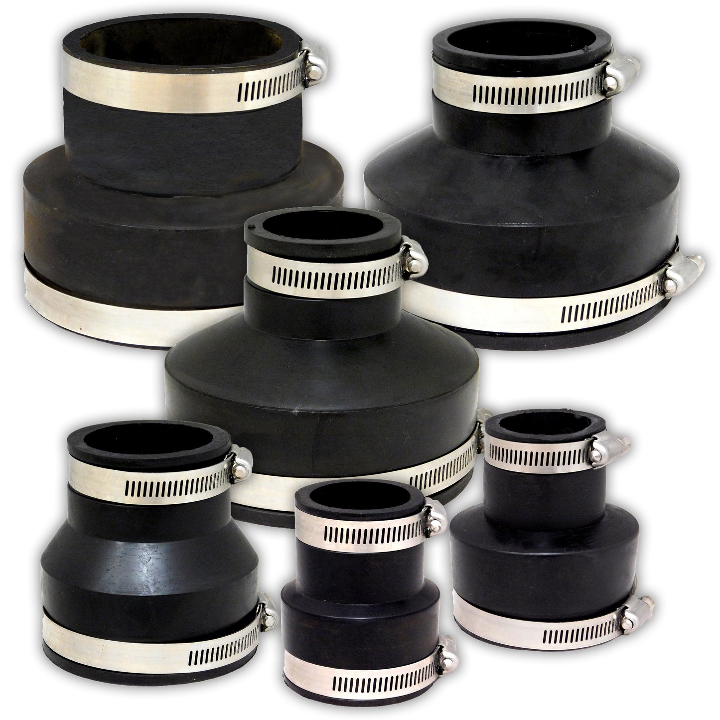 Rubber Pond Pipework Reducer Connectors