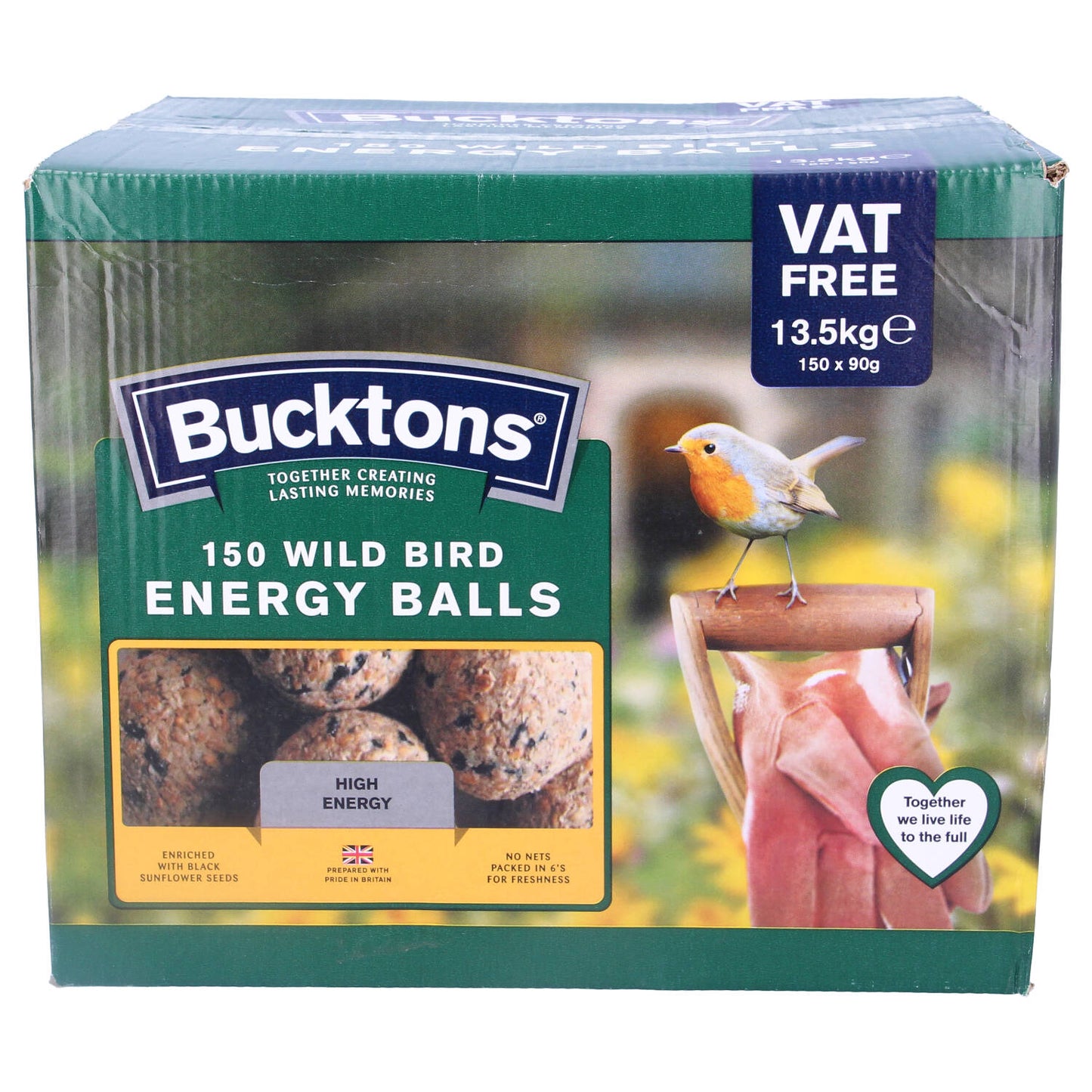 Bucktons 150 Wild Bird Energy Balls 13.5kg