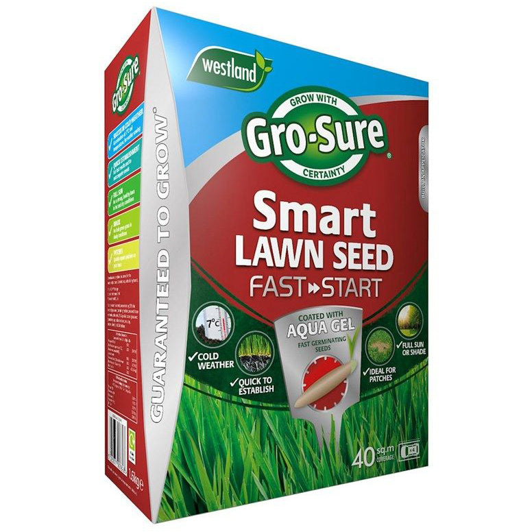 Gro-Sure Smart Lawn Seed, Fast Start