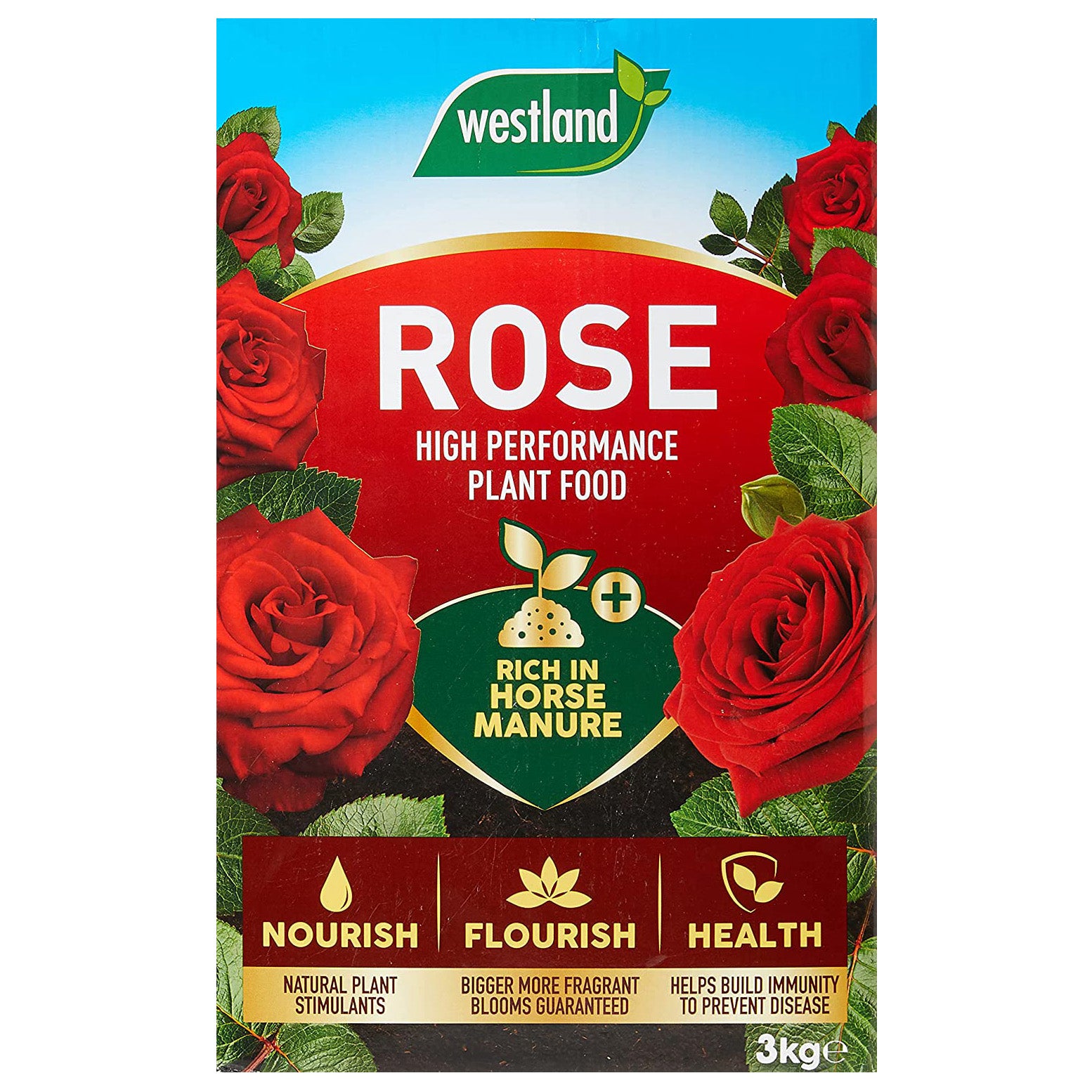Westland Rose Food Enriched Horse Manure 3kg