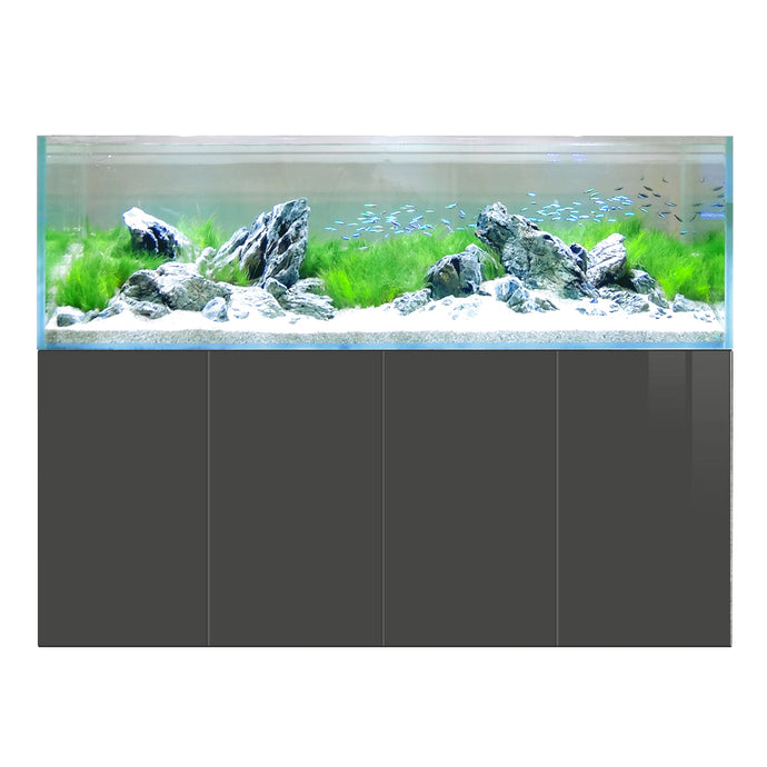 D-D Aqua-Pro Reef 1800 Tank & Cabinet (Gloss Anthracite)