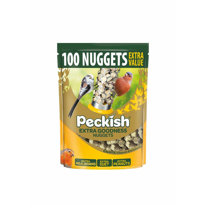 Peckish Extra Goodness 100 Nuggets Pouch