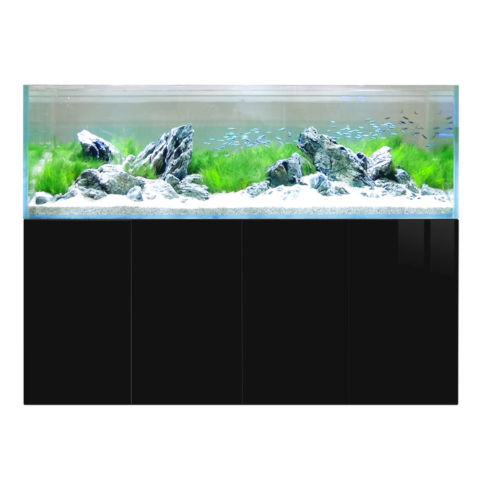 D-D Aqua-Pro Reef 1800 Tank & Cabinet (Gloss Black)