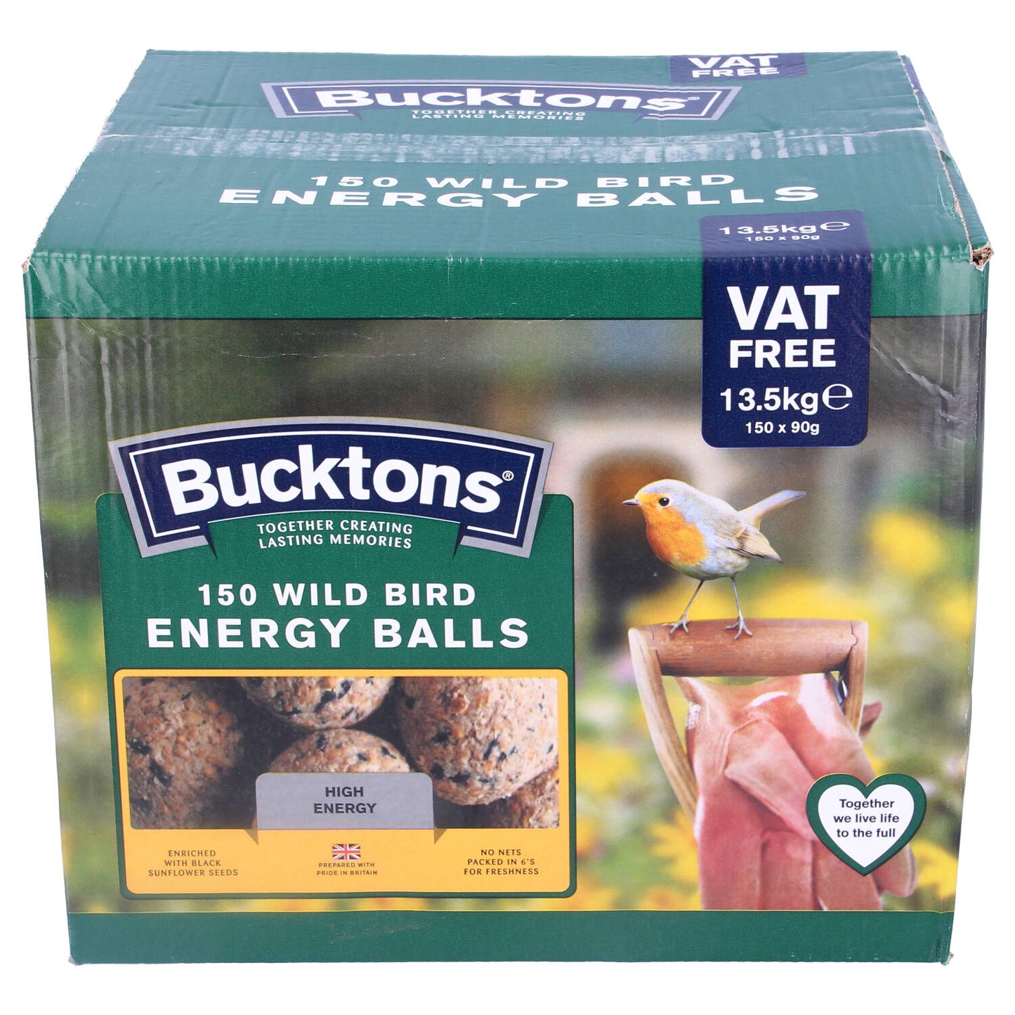 Bucktons 150 Wild Bird Energy Balls 13.5kg