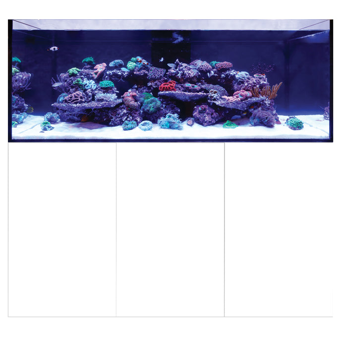 D-D Aqua-Pro Reef 1500 Tank & Cabinet (Gloss White)