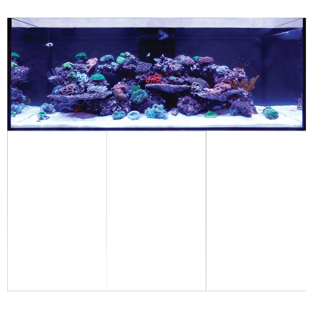 D-D Aqua-Pro Reef 1500 Tank & Cabinet (Gloss White)