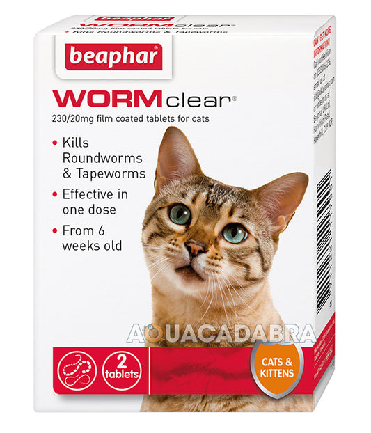 Beaphar WormClear Cat Round & Tape Worm Treatment