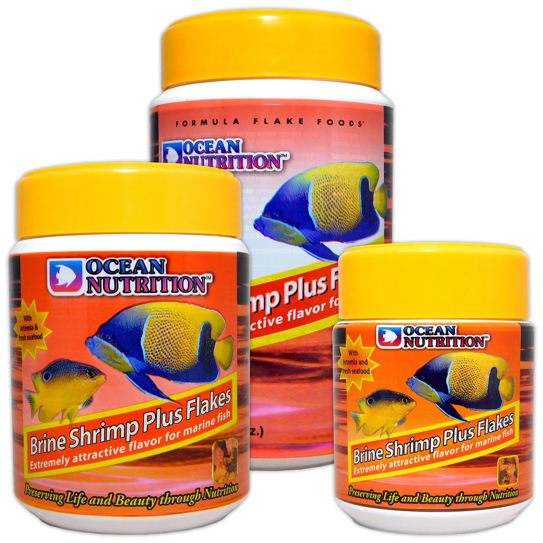 Ocean Nutrition Brine Shrimp Plus Flakes