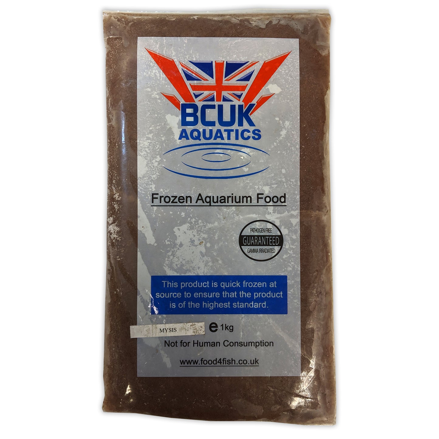 BCUK Frozen Mysis 1Kg Aquarium Food