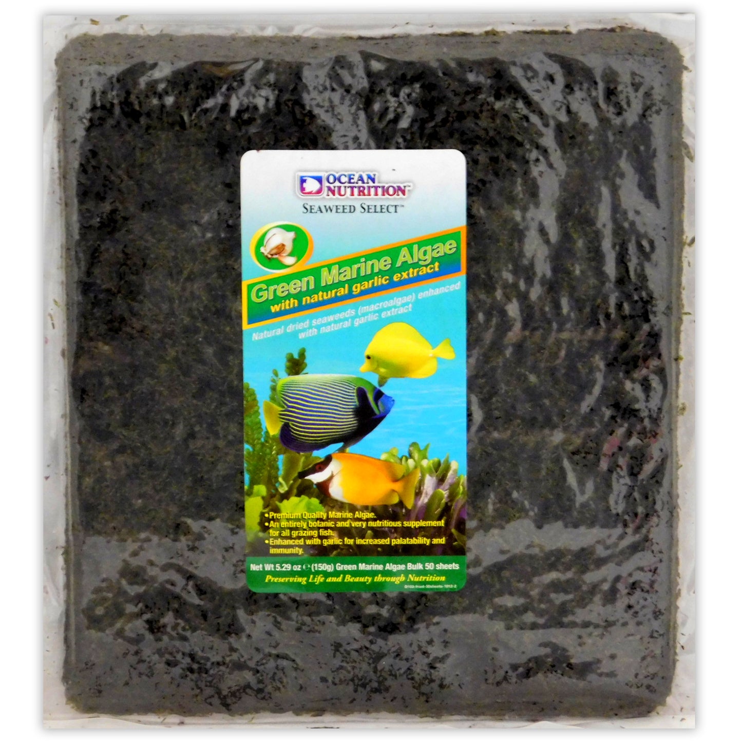 Ocean Nutrition Green Seaweed Marine Algae: 50 sheets