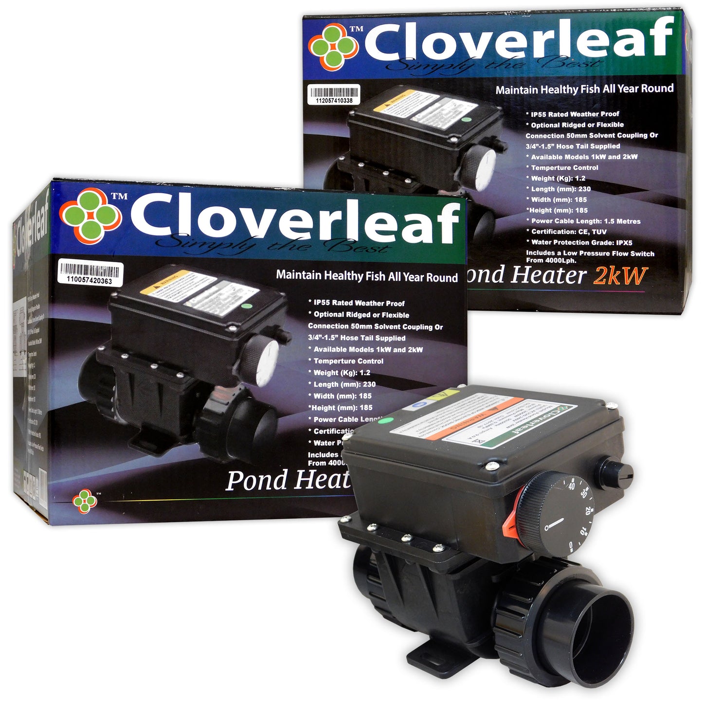 Cloverleaf Pond Heaters