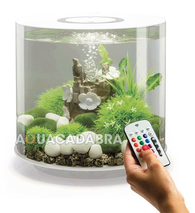 biOrb Tube 15L MCR LED Aquarium | Black/White