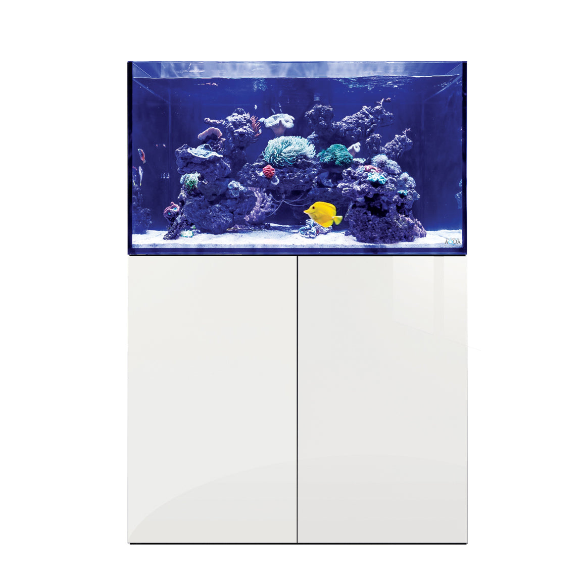 D-D Aqua-Pro Reef 900 Tank & Cabinet (Ultra-Gloss White) | Aquariums ...