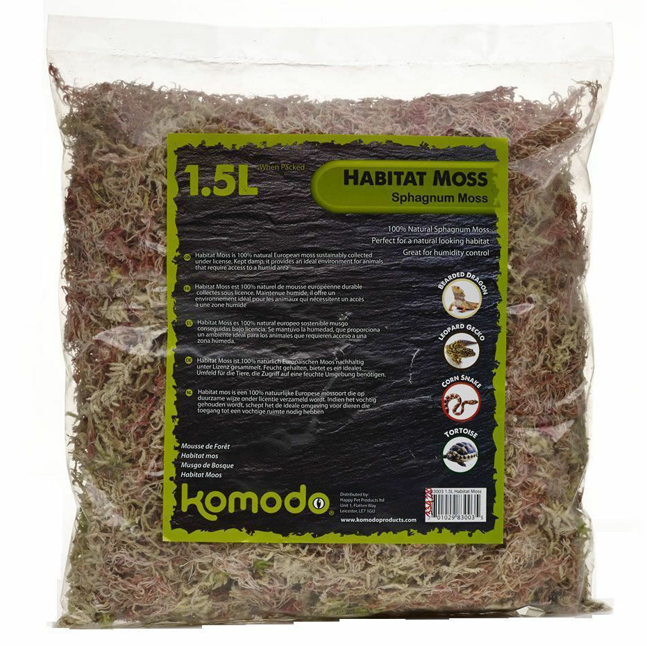 Komodo Habitat Sphagnum Moss