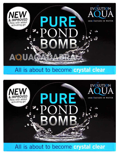 Evolution Aqua Pure Pond Bomb- Fast Acting Pond Bacteria & Waste Clarifier for Koi Ponds