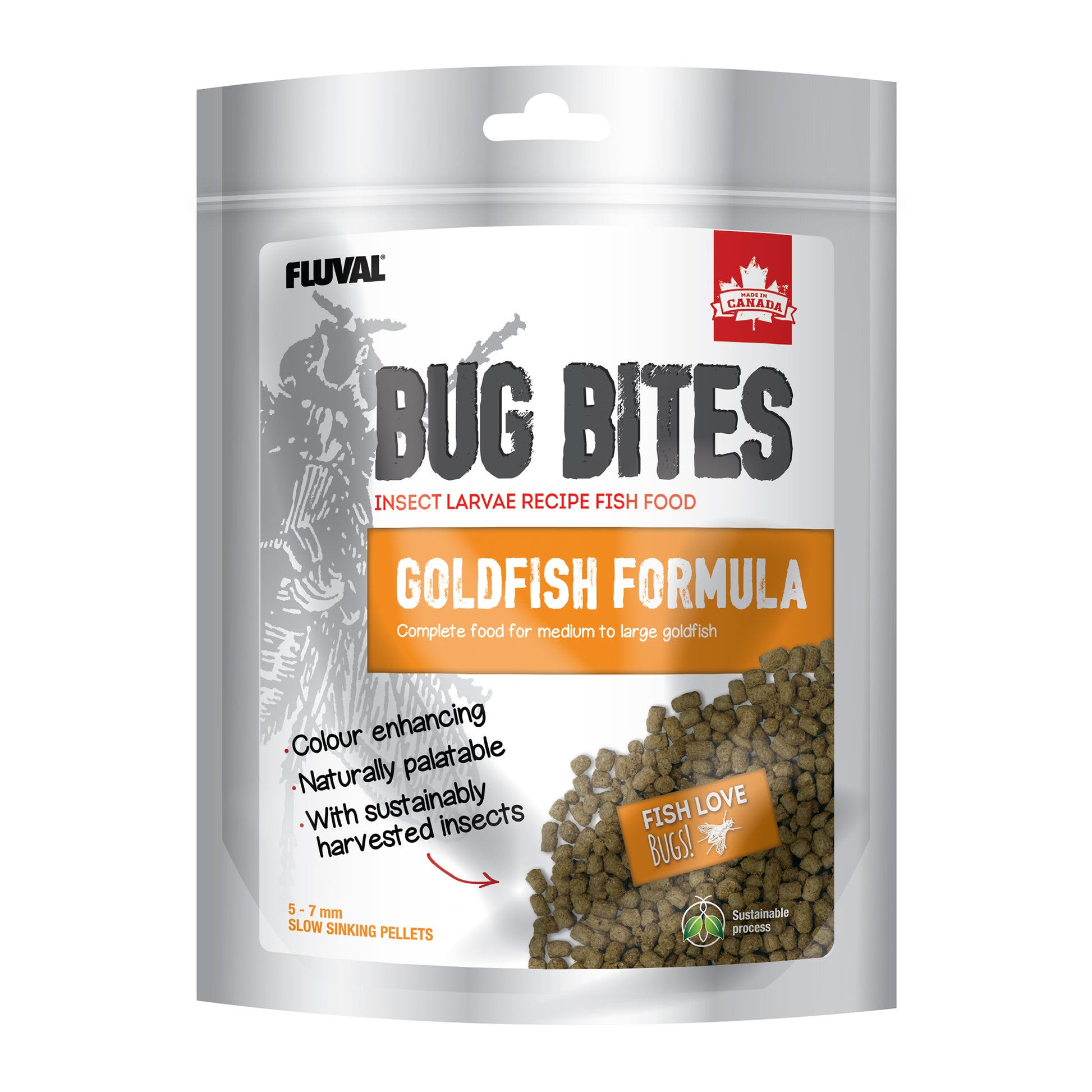 Fluval Bug Bites Goldfish Formula