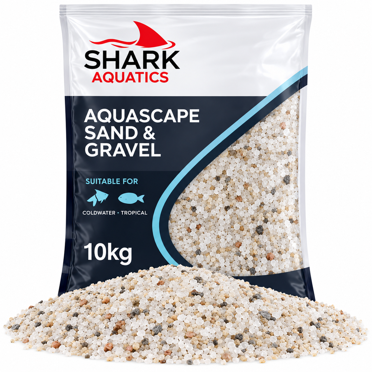 Shark Sand Aquarium Substrate 10kg 20kg Natural Fish Tank Sand Aquascaping