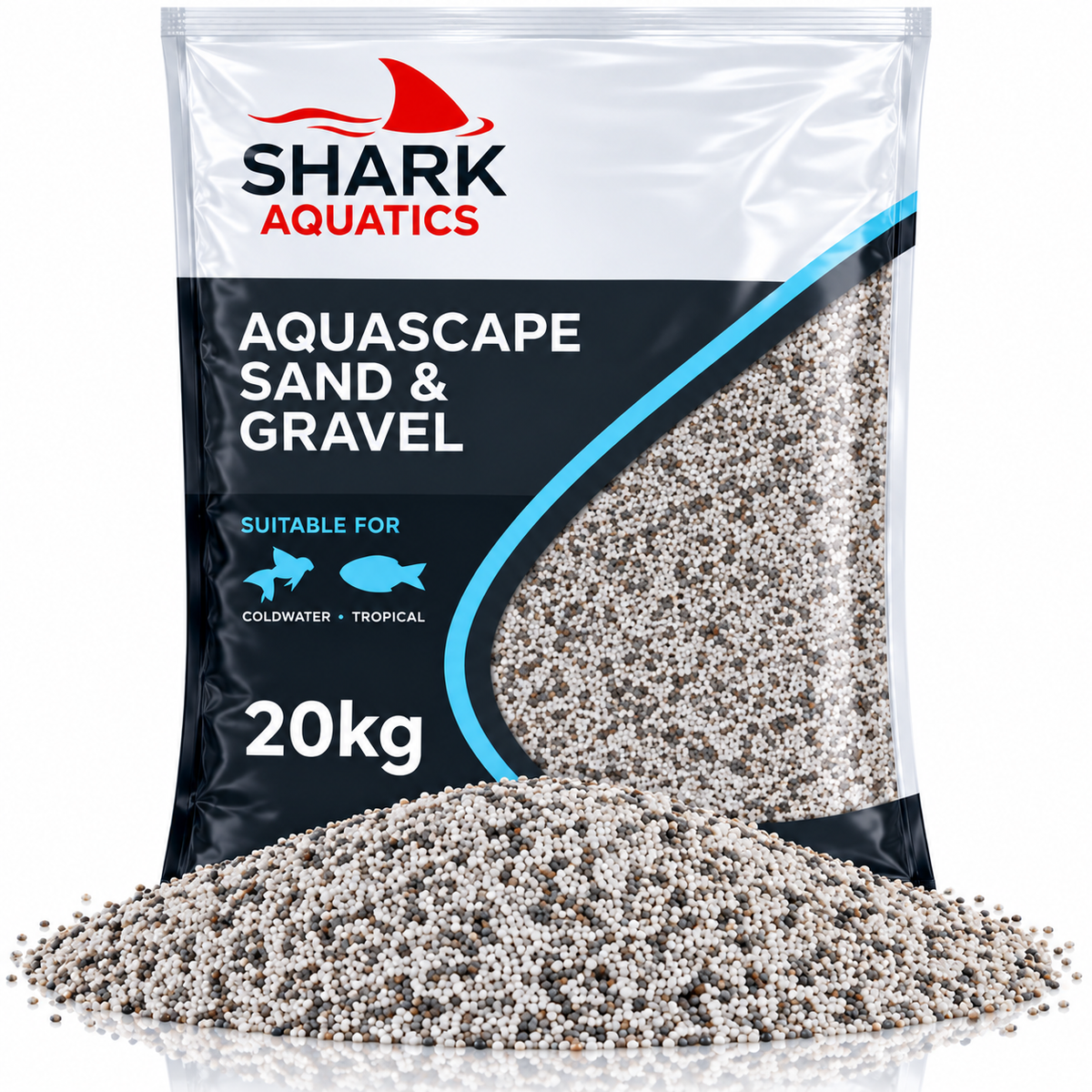 Shark Sand Pro Aquarium Substrate 10kg 20kg No Wash Fish Tank Aquascaping