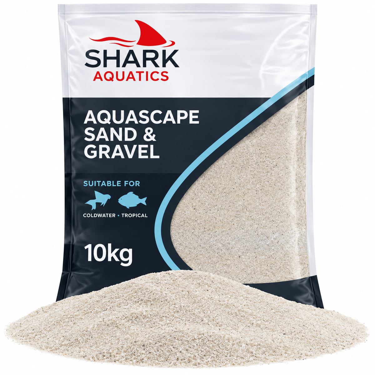 Shark Sand Aquarium Substrate 10kg 20kg Natural Fish Tank Sand Aquascaping