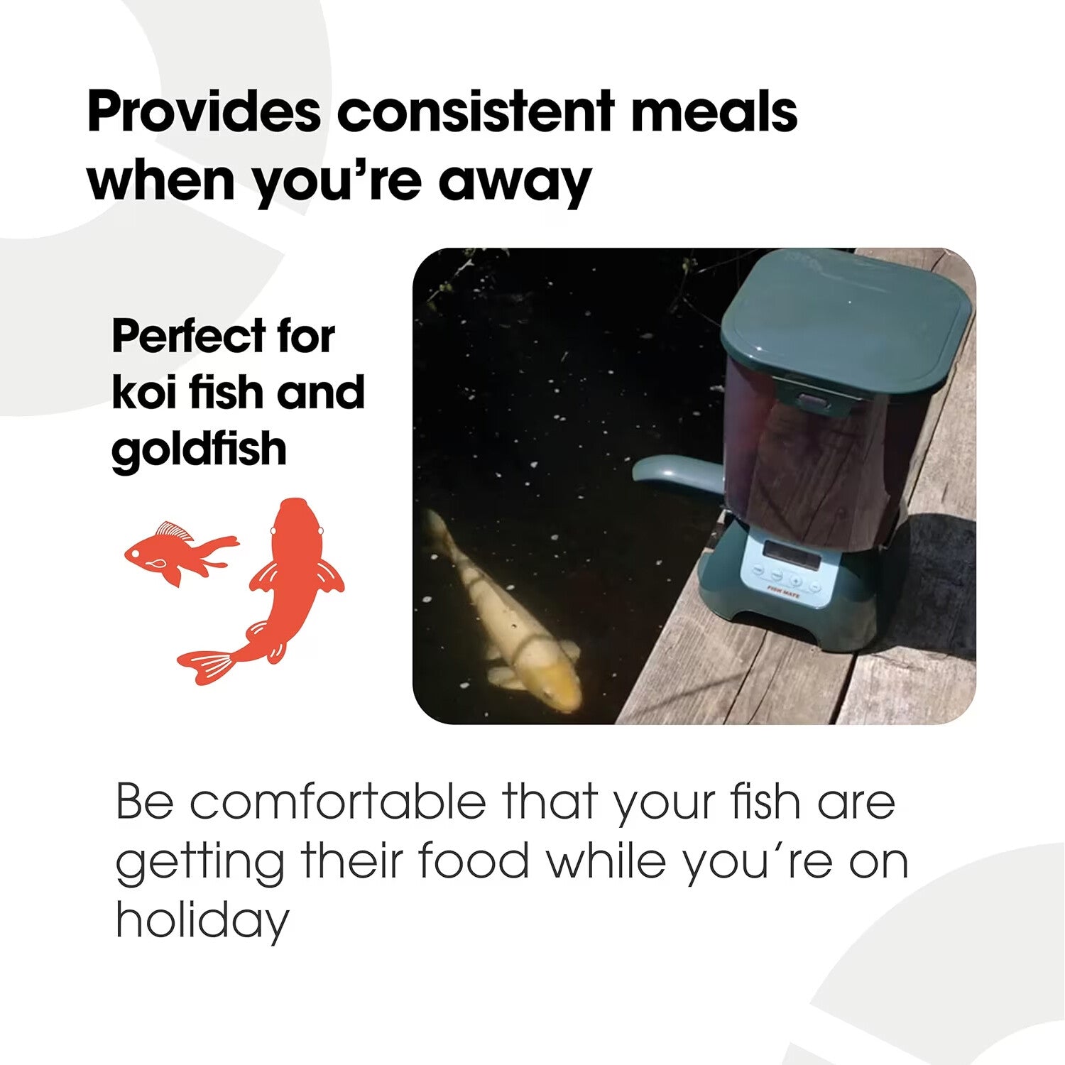 Fish Mate P7000 Pond Fish Feeder