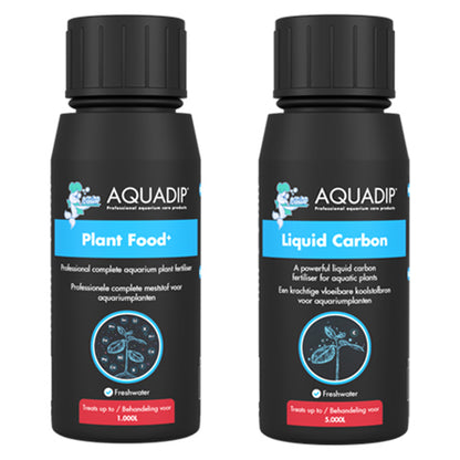 AQUADIP Plant Food & Liquid Carbon Fertiliser Aquarium Tropical Fish Tank