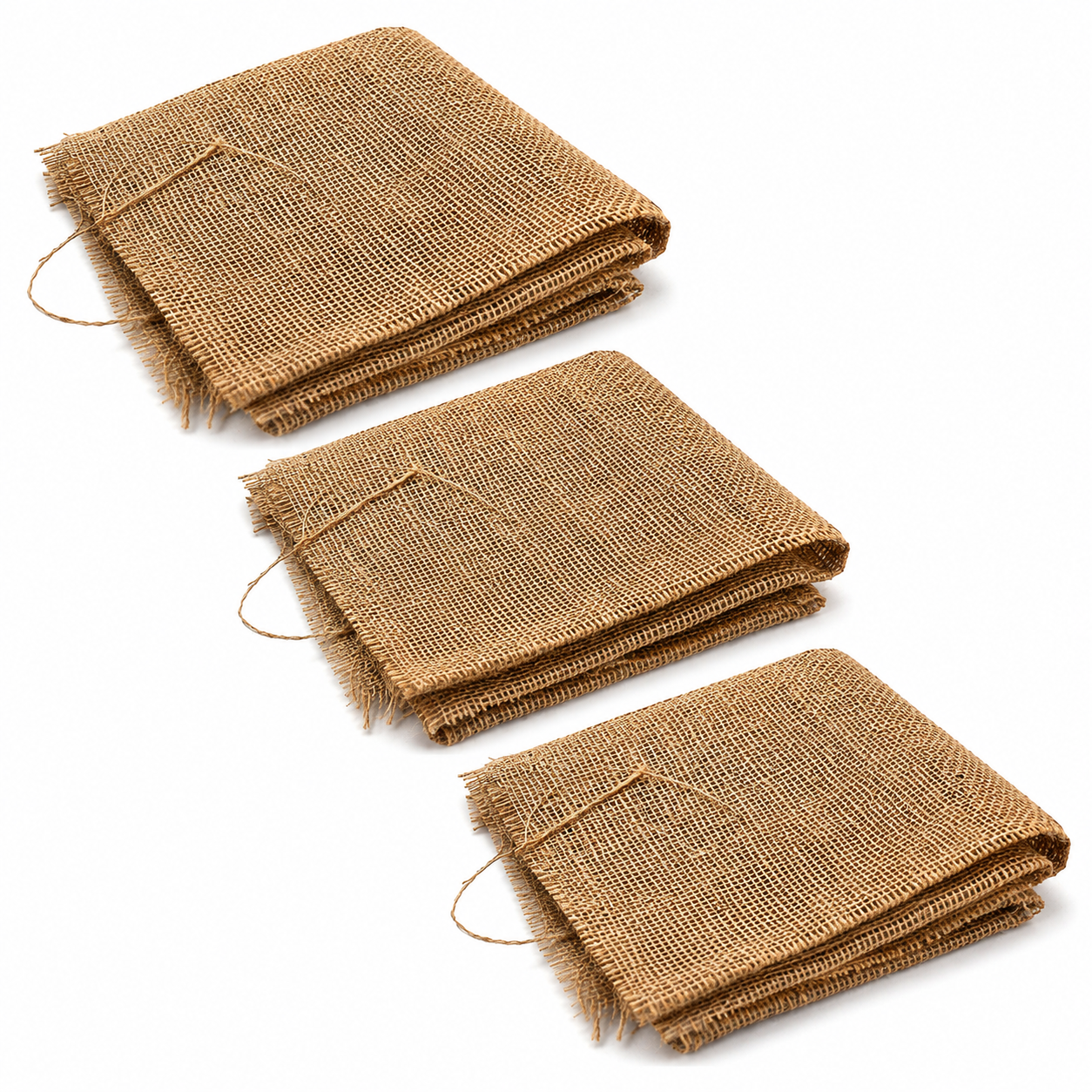 Aquacadabra Hessian Square Plant Basket Liners