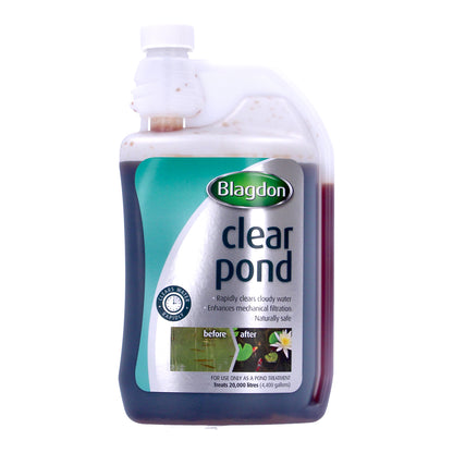 BLAGDON CLEAR POND ,CLEARS CLOUDY WATER NATURALLY SAFE ,VARIOUS SIZES