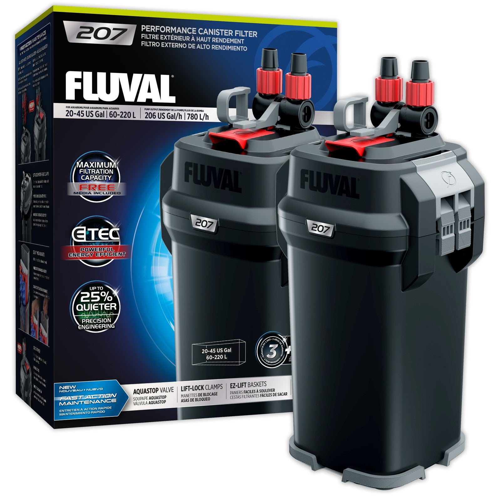 Fluval 207 External Filter Refurbished