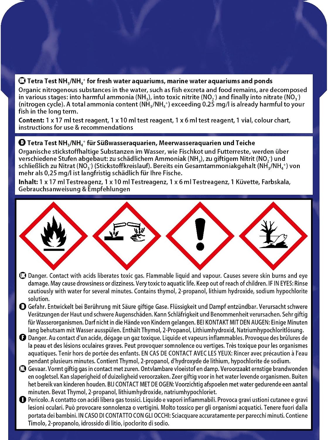 Tetra Test NH3/NH4 Test Kit