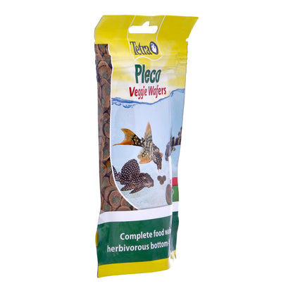 Tetra Pleco Veggie Wafers 42g Bottom Feeding Fish Food